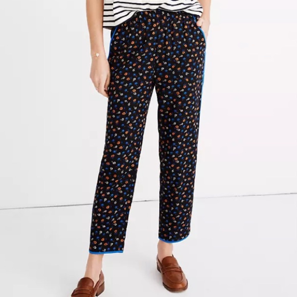 Floral track trousers